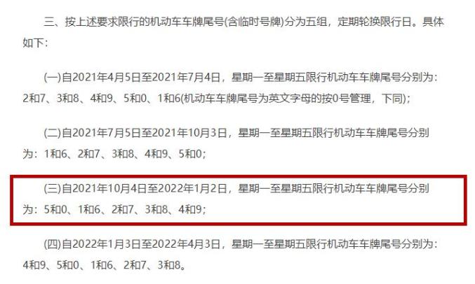 重庆限号2021最新通知〃重庆限号规则最新-第2张图片